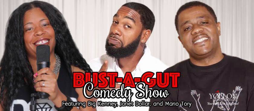 Bust a Gut Comedy Show with Yollo Group Services Inc.